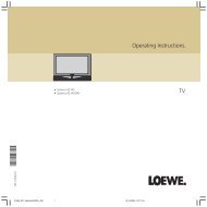 Operation on the signal box - Loewe