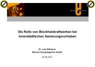 Vortrag BHKW / Dr. Lutz Dittmann, Berliner Energieagentur