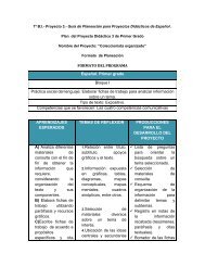 FORMATO DEL PROGRAMA Español. Primer grado Bloque I ...