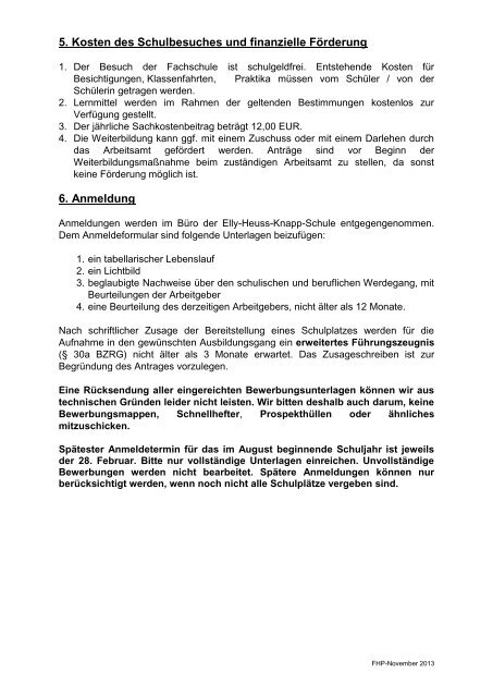 Fachschule fÃ¼r HeilpÃ¤dagogik - Elly-Heuss-Knapp-Schule - Stadt ...