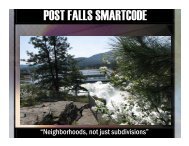 SmartCode Powerpoint Presentation - City of Post Falls