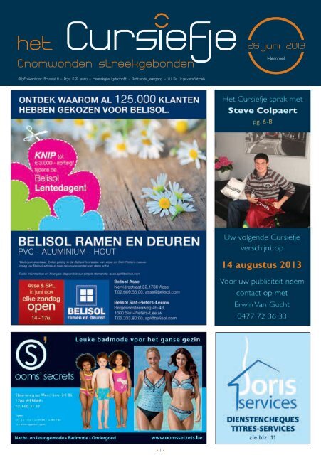 14 augustus 2013 - Cursiefje