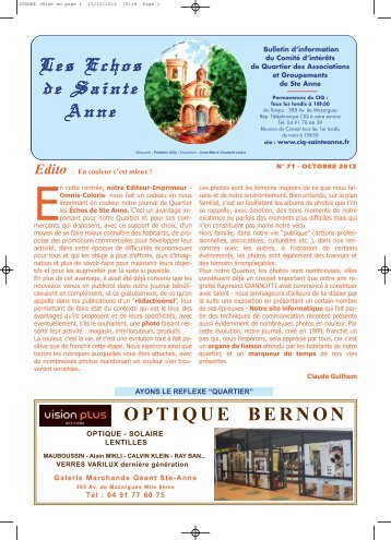 OCTOBRE 2012.pdf - CIQ Sainte Anne