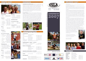 Jahresbericht 2007 - Union Salzburg Leichtathletik