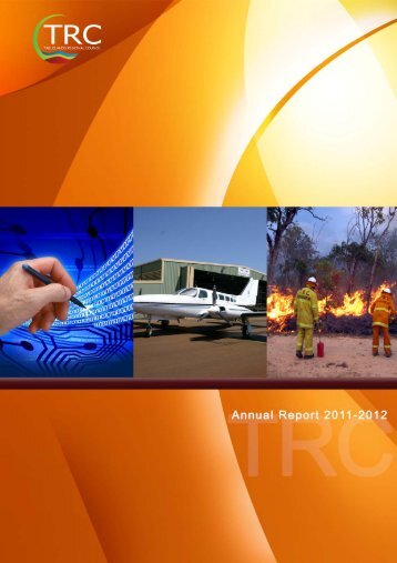 front cover annual report 2011-2012 - Tablelands Regional Council