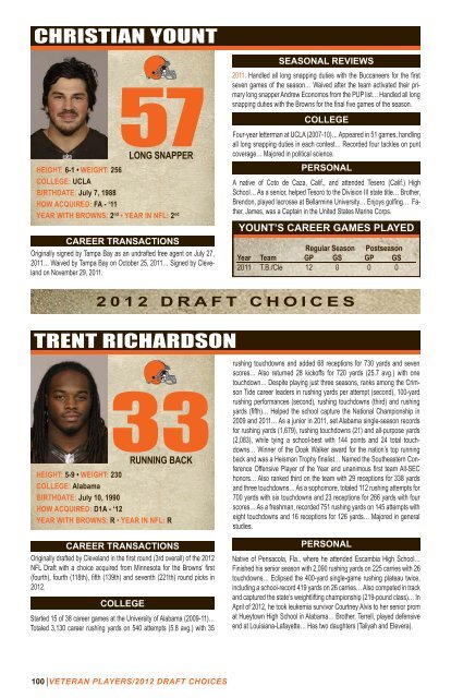 2012 Media Guide_PROOF.P - ClevelandBrowns.com