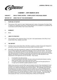 Risca Town Centre - Compulsory Purchase Order