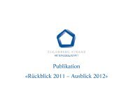 Rückblick 2011 – Ausblick 2012 - Zugerberg Finanz Aktiengesellschaft