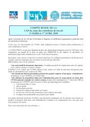 CAP controleurs du travail des 31 mars et 1er avril 2009 - UNSA-Itefa