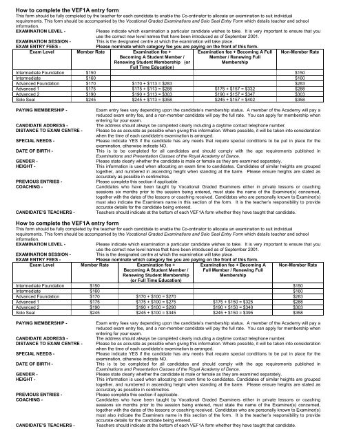 candidate personal details form vef1a candidate personal details ...