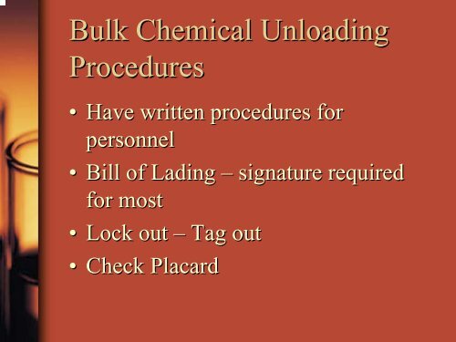 Bulk Handling Safety: Chemical Unloading