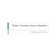 Tintas, Vernizes, Lacas e Esmaltes - Engenhariaconcursos.com.br