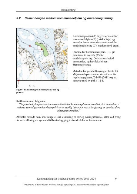 Planskildring kommunedelplan BildÃƒÂ¸yna - Fjell kommune