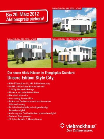 Unsere Edition Style City. - Viebrockhaus