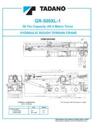 GR-500XL-1 - Tadano America Corporation