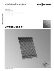 Installation Instructions VITOSOL 300-T - Viessmann
