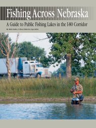 A Guide to Public Fishing Lakes in the I-80 Corridor - Nebraska ...