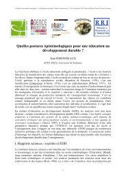 Quelles postures Ã©pistÃ©mologiques pour une ... - Oeconomia.net