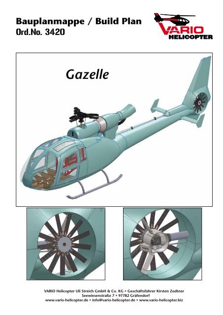Gazelle - Vario Helicopter