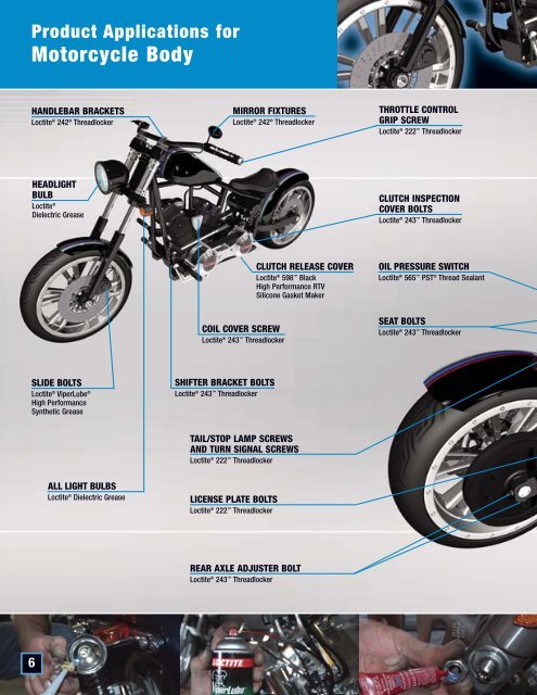 Motorcycle application guide - Loctite.ph