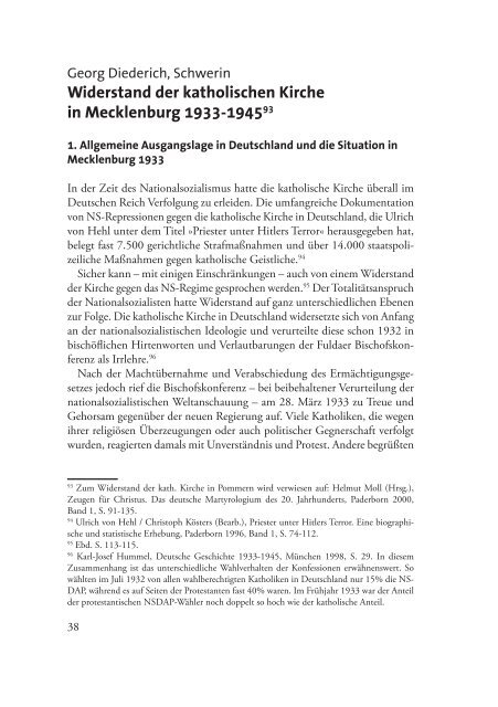 Widerstand gegen das NS-Regime in den Regionen Mecklenburg ...