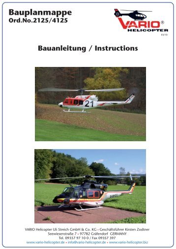 Bauanleitung / Instructions - Vario Helicopter