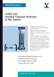 Y.XPO 225 Portable Constant Potential X-Ray ... - Instmed.com.br