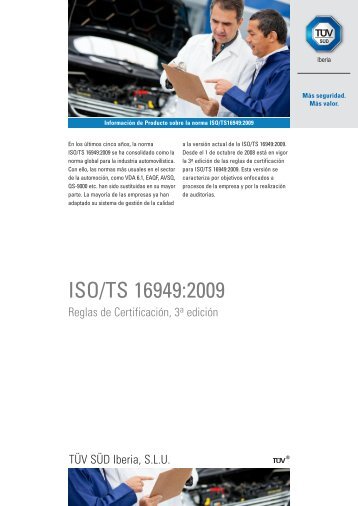 ISO/TS 16949:2009 - Tüv Süd