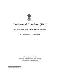 Handbook of Procedures (Vol. I) - Nsez.gov.in