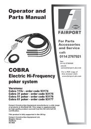 Fairport - Cobra - High Frequency Electric Poker - Carey Tool