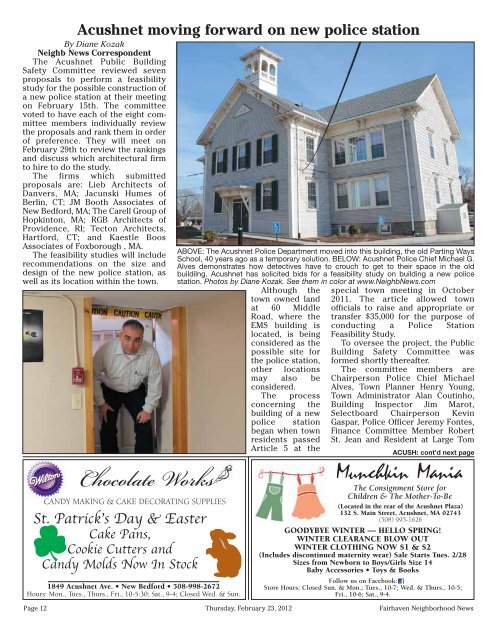 Fairhaven Neighborhood News