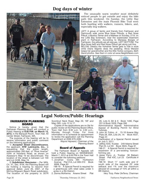 Fairhaven Neighborhood News