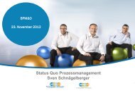 Status Quo Prozessmanagement