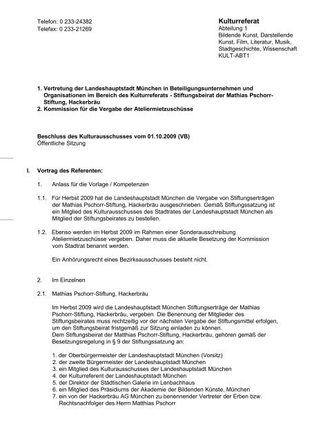 Kulturreferat - RIS