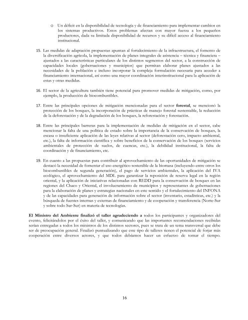 DIALOGO NACIONAL INTERMINISTERIAL SOBRE ... - UNDPCC.org