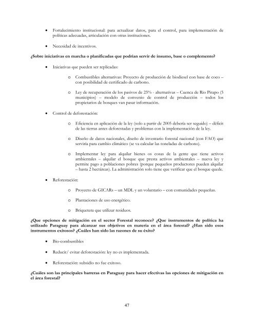 DIALOGO NACIONAL INTERMINISTERIAL SOBRE ... - UNDPCC.org