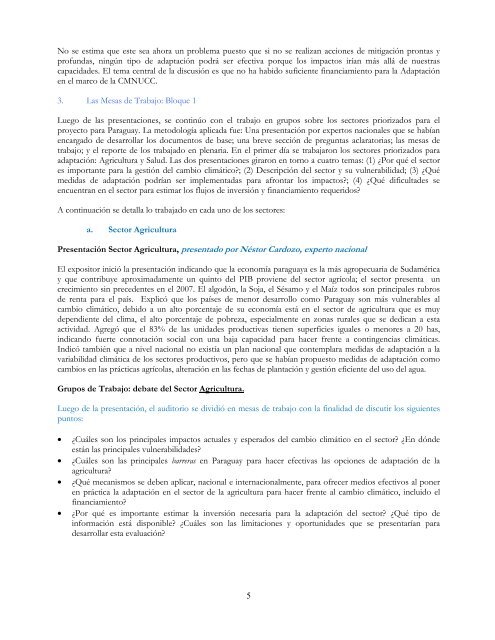 DIALOGO NACIONAL INTERMINISTERIAL SOBRE ... - UNDPCC.org