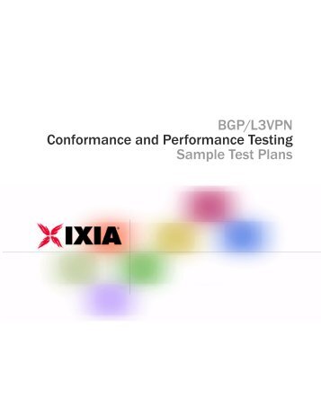 BGP/L3VPN Conformance and Performance ... - Syrus Systems
