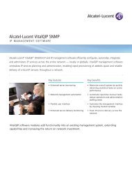 Alcatel-Lucent VitalQIP SNMP