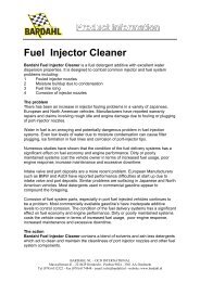 Fuel Injector Cleaner - Bardahl