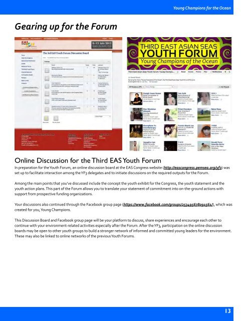 Third East Asian Seas Youth Forum Toolkit - PEMSEA.org