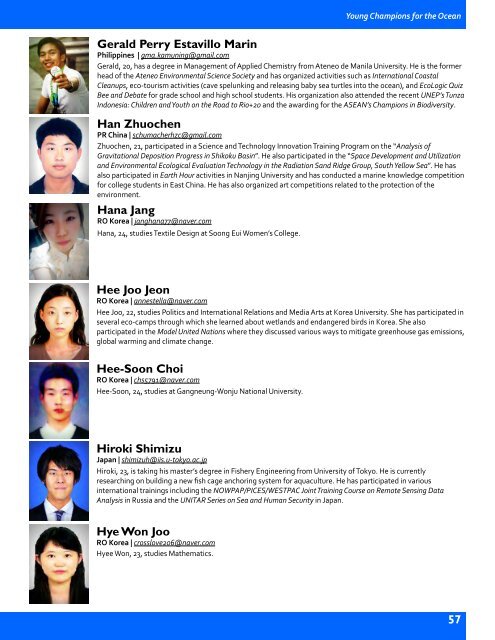 Third East Asian Seas Youth Forum Toolkit - PEMSEA.org