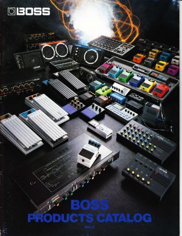 Boss_Full_product_Line_1984 - Preservation Sound