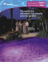 The world's first automated color-changing pool and spa lights! The ...