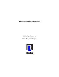 A White Paper - Charles Ross and Son