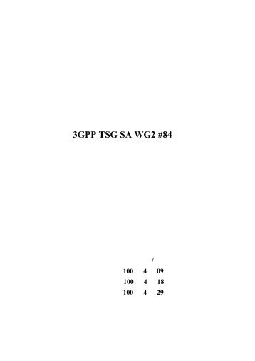 3GPP TSG SA WG2 #84 æè­°åºåå ±å - ç¶²è·¯éè¨åéæ¨æºåæå ...