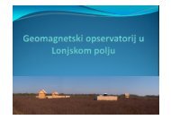 Nastanak magnetskog polja Zemlje - Lonjsko Polje
