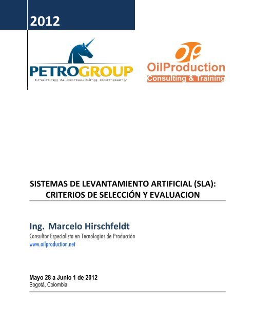 CRITERIOS DE SELECCIÓN Y EVALUACION Ing. Marcelo Hirschfeldt