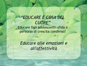 educare alle emozione e all - oratorio campofiorenzo