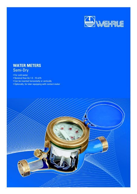 semi-dry multi-jet meters, the solution for critical water quality - Wehrle